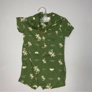 Okie Dokie | Baby Boy green one piece Bodysuit Size 18M